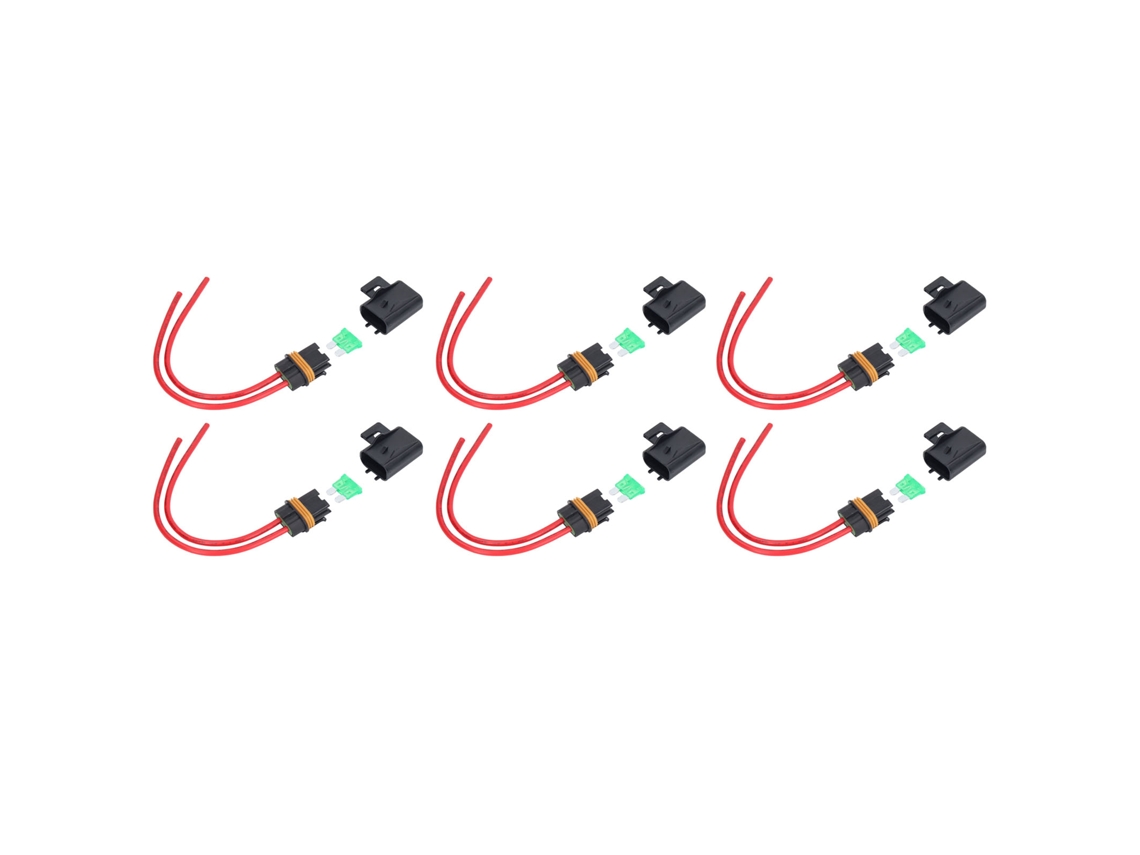 Portafusibles En Línea Impermeables Ip66 De 12 Awg Y 30 A Para Coche, Barco Y Vehículo.