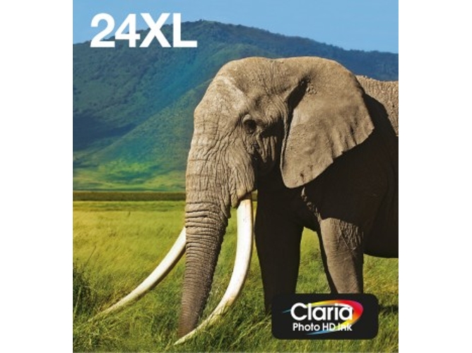 Pack ahorro cartuchos de tinta original EPSON, 24XL, Elefante, C13T24384011, T2438