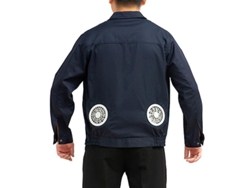 2026-14742-chaqueta Ventiladora Para Exterior Verano - Traje Aire Acondicionado Para Trabajo De Construcción Azul Xxl
