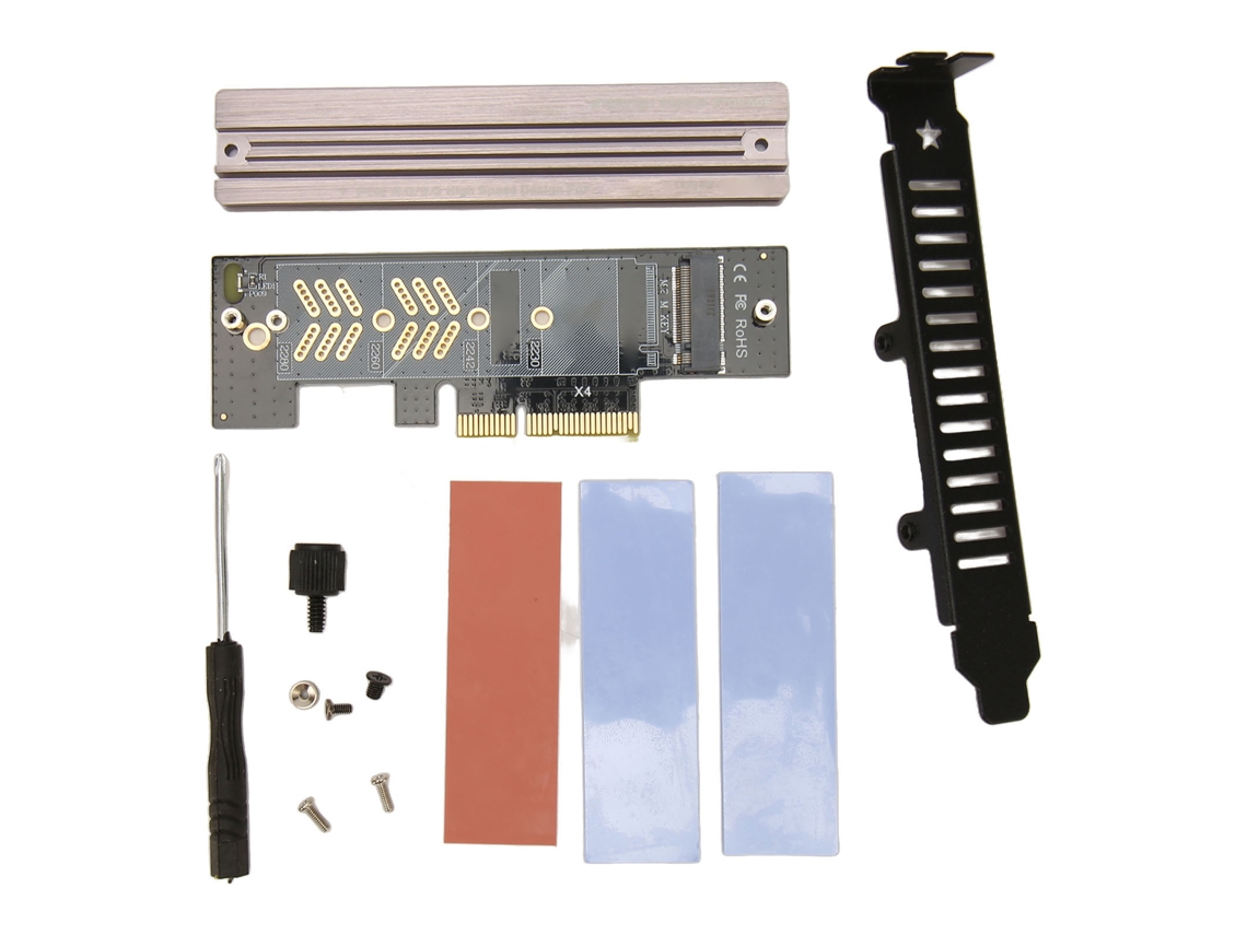 Tarjeta Adaptadora M.2 A Pci-e 4.0 Compatible Con Ssd Nvme Permite La Expansión De Ssd