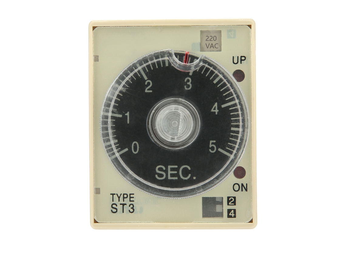 Módulo De Relé De Retardo Ajustable St3pa-c 3a 5s/50s/5min/30min (220 Vca)