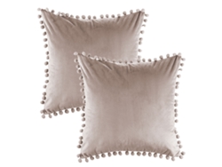 2 Fundas De Almohada De Terciopelo Suave Y Granulado, 45,7 X 45,7 Cm