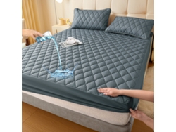 Protector de colchón impermeable (para camas de 180x200 cm) Gris oscuro Siurn (1 unidad)