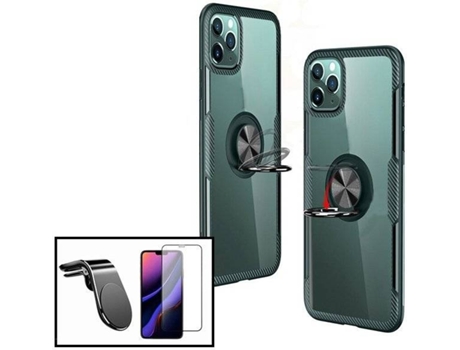 Kit Carcasa Anti-Impact Xiaomi Mi 10T 5G PHONECARE Transparente y Negro