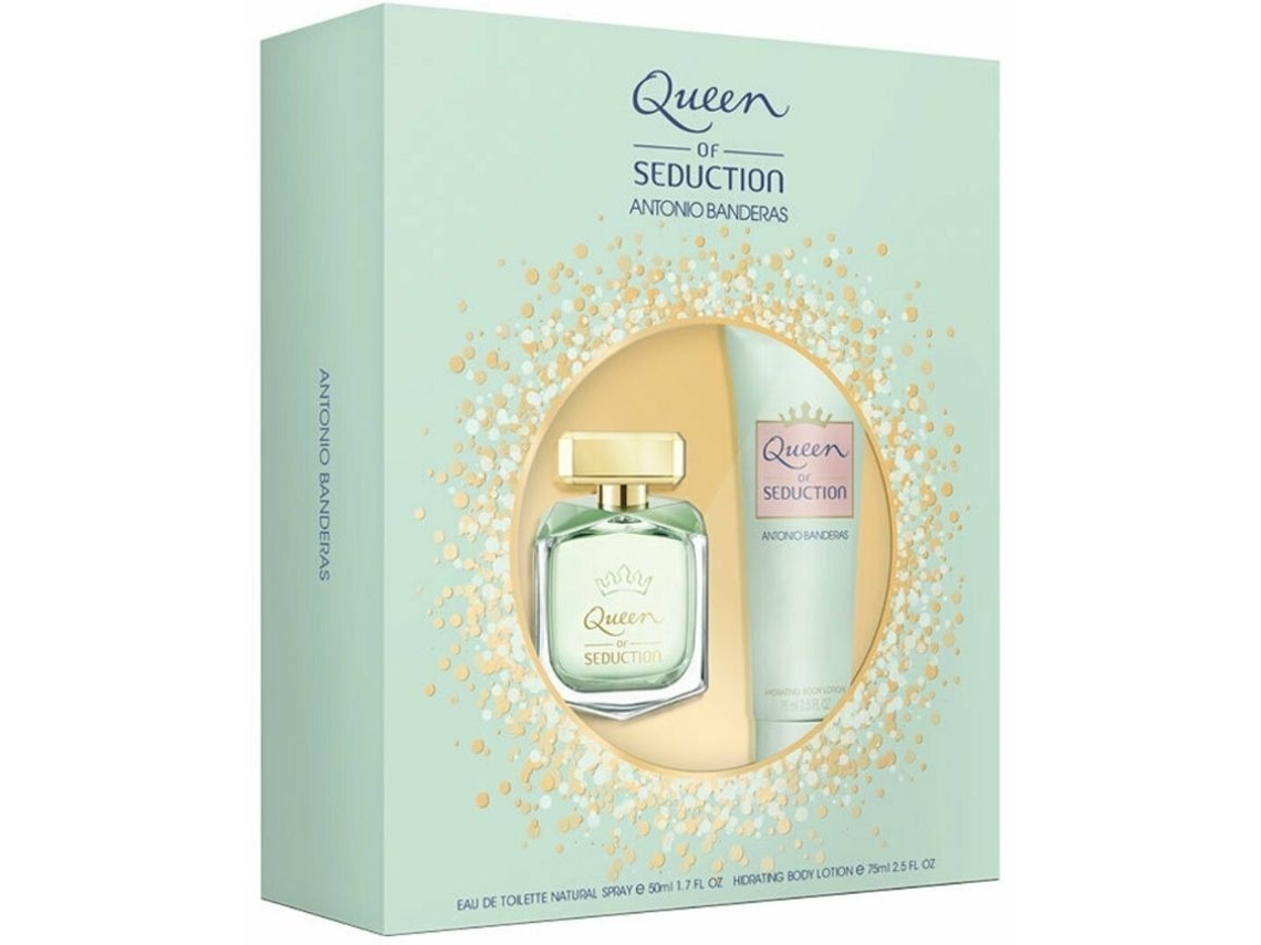 ANTONIO BANDERAS Queen Of Seduction Kit Eau de Toilette 50Ml, Body Lotion 75Ml
