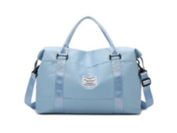 Maleta De Viaje De Mujer Para Fitness Deportiva Gimnasio Tecido Azul (15.35x23.62x6.29)