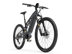 Bicicleta eléctrica Lankeleisi GT800 para uso diario, 500 W, 20 Ah, 48 V, 40 km/h, 29 pulgadas, gris