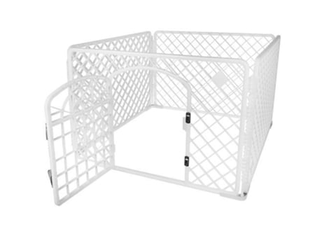 Parque para Perros ISO (90 x 90 x 60 cm - Multicolor)
