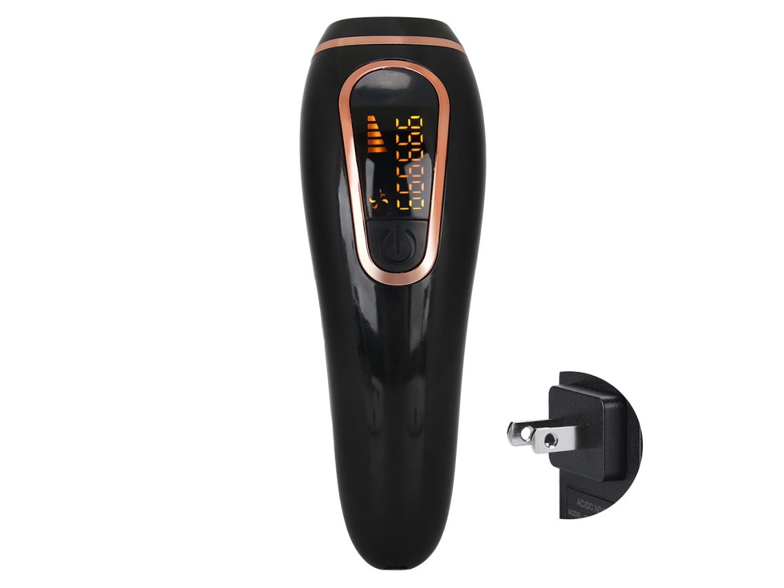 Máquina De Depilación Ipl Flash 500,000 Ajustable Herramienta De Depilación Corporal Completa 110‑240v Plug Us Negro