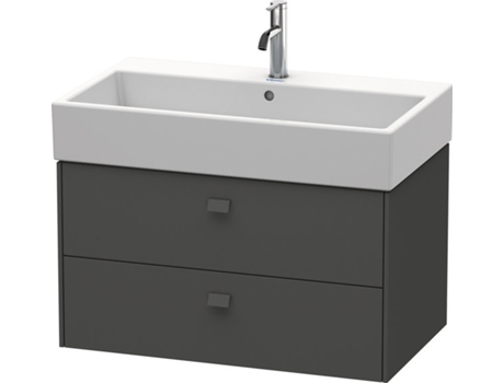 Mueble bajo encimera DURAVIT Brioso 78,4 x 45,9 cm 2 cajones incl. hueco para sifón y delantal para lavabo Vero Air 235080