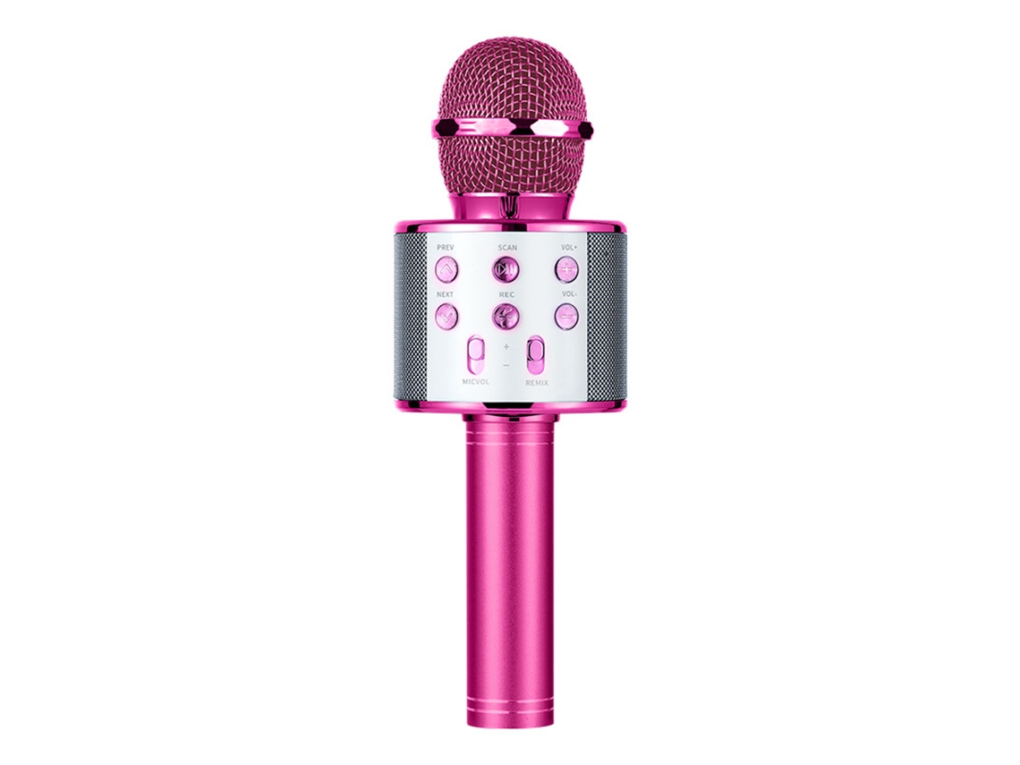 Micrófono de Karaoke Bluetooth 3 en 1, micrófono inalámbrico, micrófono para niños y adultos, fiestas de cumpleaños, Ktv CHRUI