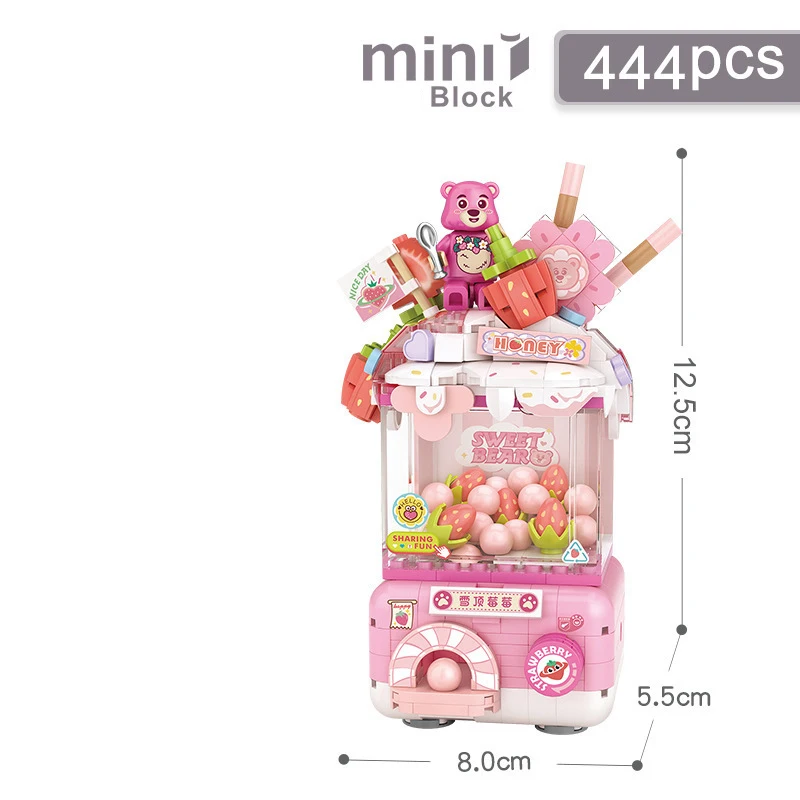 (fresa) Minimáquina De Garras Creativa, Minibloques De Construcción, Regalo Para Niños