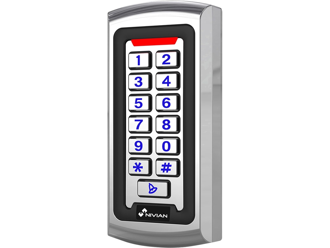 Nivian Control De Acceso Autónomo – Tarjeta Em, Pin, Salida Relé, Wiegand 26