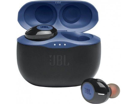 Auriculares Bluetooth True Wireless JBL T 125 (In Ear - Micrófono - Azul)