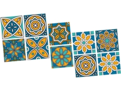 10 Piezas De Pegatinas Autoadhesivas Para Azulejos, Impermeables, Para Decoración De Paredes.