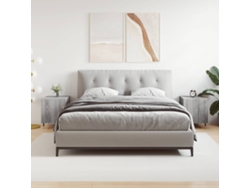 Mesitas de Noche 2Pzs 40X40X50 Cm Madera Procesada Gris Sonoma