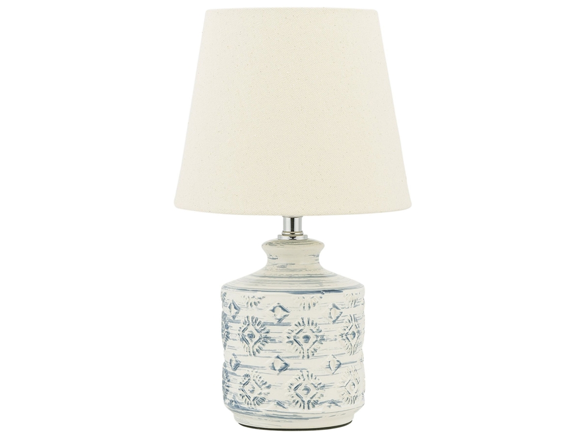 Lámpara de mesa BELIANI Rosanna de Cerámica Beige 20x20x35