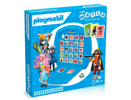 Juego de Mesa WINNING MOVES Playmobil Top Trumps Match Multilingual