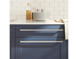 Tiradores para muebles (5 unidades, 480 mm, acero inoxidable, plateados, Wsd829323) Lovely Home