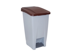 Contenedor Selectivo Denox de 60 Litros con Pedal, Plástico Marrón, 49 X 38 X 70 Cm (modelo 23300.839)