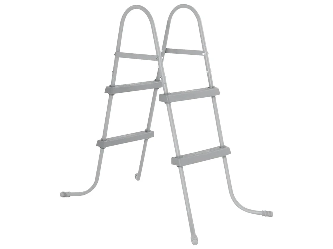 Escalera de piscina BESTWAY Gris Metal