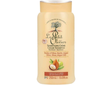 Champú Líquido LE PETIT OLIVIER Aceite de Oliva, Karité y Argán (250 ml)
