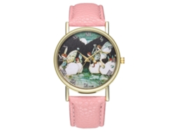 Reloj De Pulsera Para Mujer De Cuarzo Zhoulianfa Rosa Moderno Estudiantes