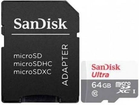 Tarjeta de Memória SANDISK Ultra Micro SDXC (64 GB - 100 MB/s)