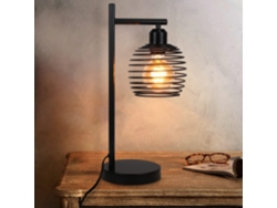 Lámpara de mesa Nettlife negra E27