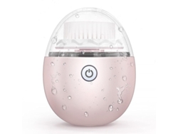 Cepillo Limpiador Facial Con Vibración Sónica, 3 Cabezales, 3 Modos, Carga Inalámbrica, Resistente Al Agua, Color Rosa.