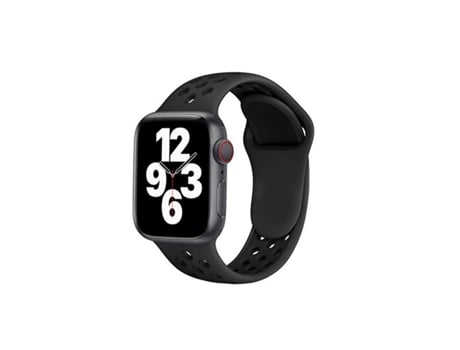 Pulsera Deportiva para apple watch series 8 aluminum - 41mm - Negro / Negro