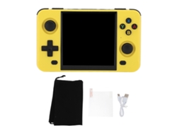 Consola De Juegos Retro Portátil R40s Pantalla Ips De 4 Pulgadas 16g 128g Reproductor Portátil Amarillo