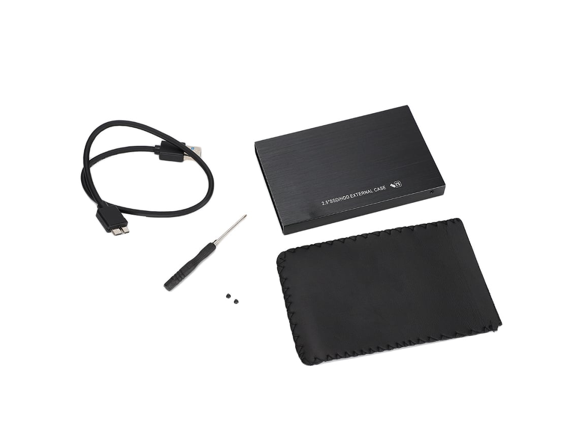 Caja Externa Para Disco Duro Usb3.0 A Sata De 2.5 Pulgadas De Aleación De Aluminio