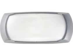 Aplique de Pared BARCELONA LED Francy (Máx. 12 W - Resina y PC - Gris)