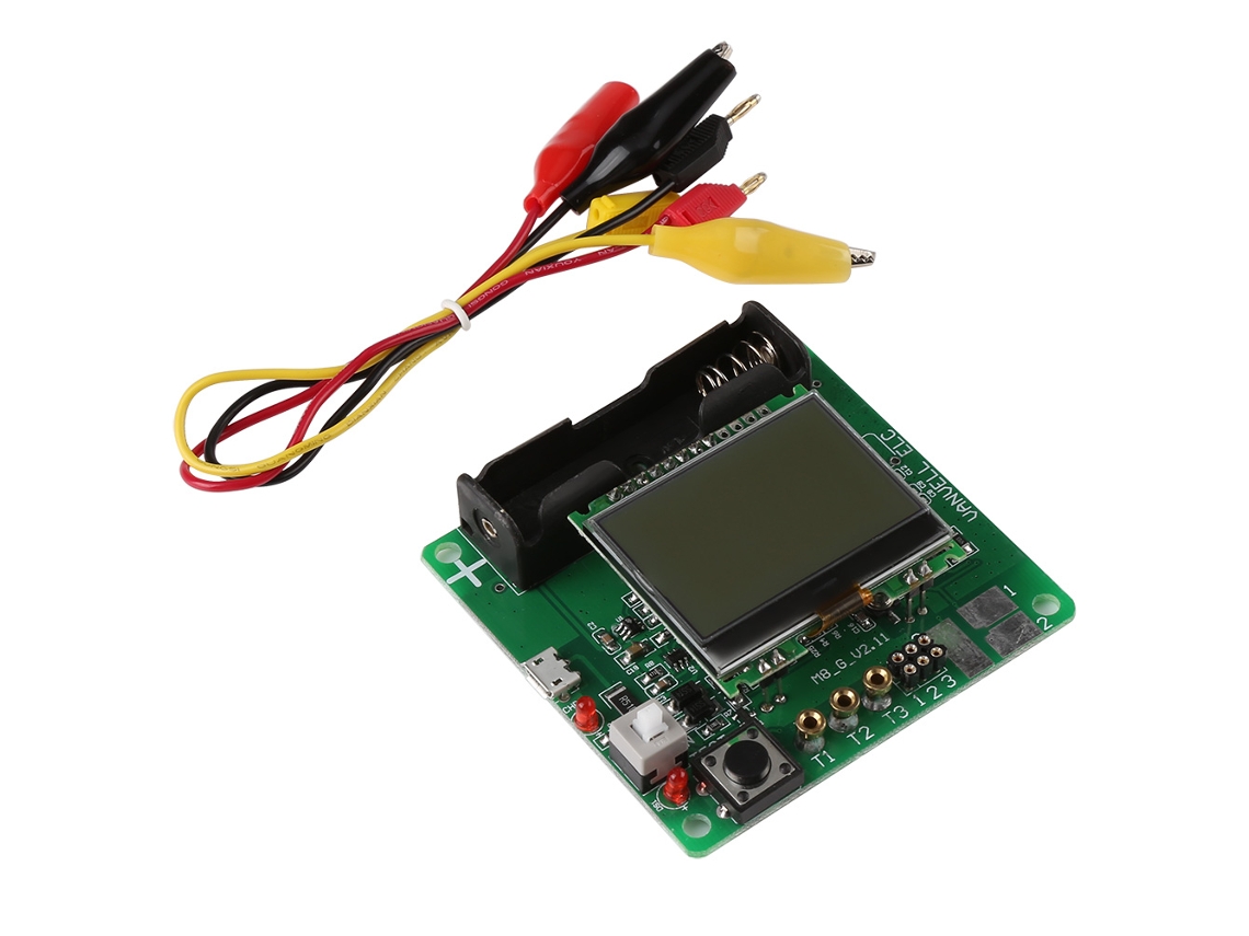 Probador Multifuncional De Esr Para Transistores, Inductores Y Condensadores Con Pantalla Lcd Mg328