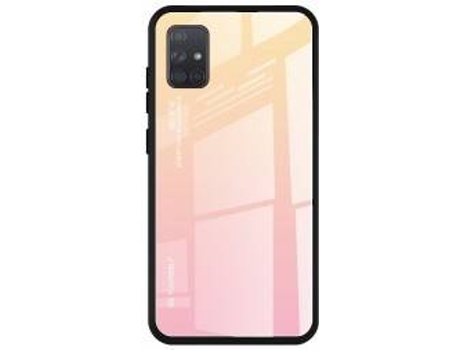 Carcasa Samsung Galaxy A71 LMOBILE Rosa