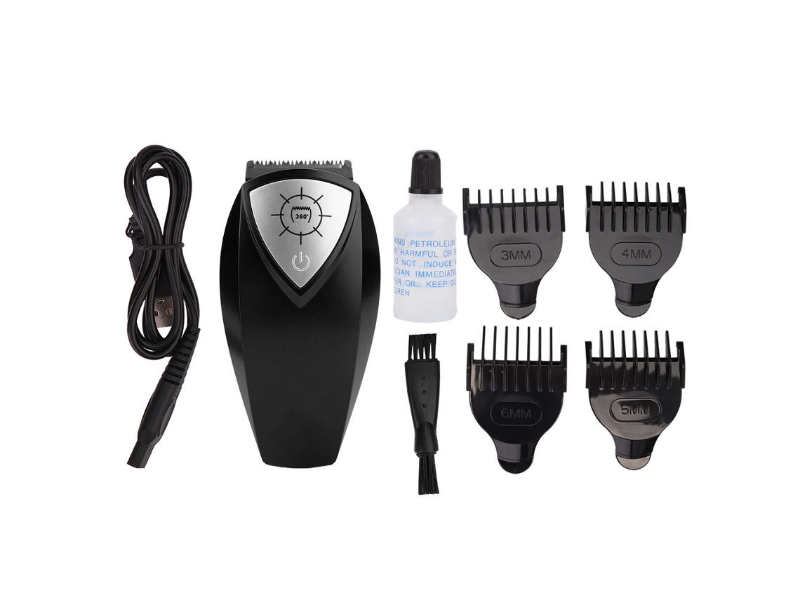 2026-cortadora De Cabelo Profissional Multifuncional Para Homens, Cortador De Barba Elétrico (preto)