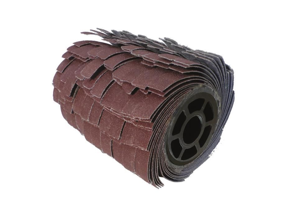 FARTOOLS Escova com tiras abrasivas para renovador - Ø 120 mm - Diâmetro 20 mm