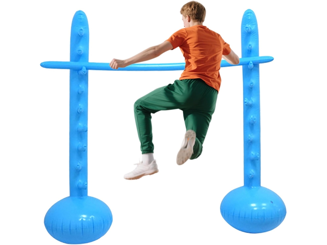 Barra de salto, juego de salto, accesorio portátil y divertido para actividades familiares al aire libre Vayotoy