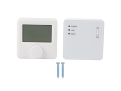 Termostato Digital Inalámbrico Rf Con Pantalla Lcd Para Control De Temperatura De Caldera Mural.