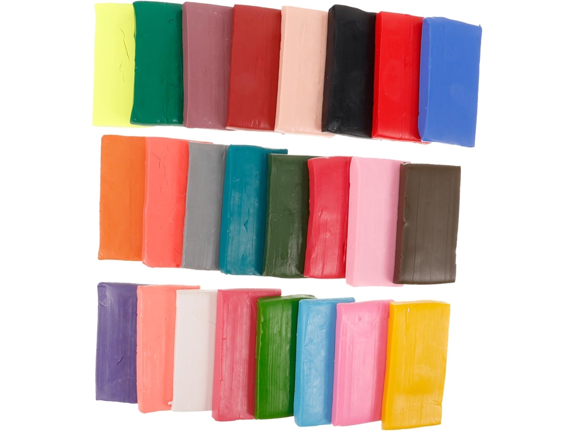 Kit de arcilla polimérica de colores para proyectos creativos para adolescentes.