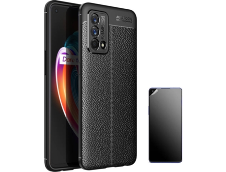 Kit Funda + Protector de Pantalla Realme GT Master Rugged Leather 5477 5477 Negro