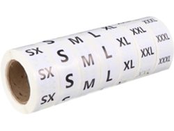 Pegatinas Redondas, Papel Autoadhesivo Blanco, Paquete De 3500 Unidades Para Ropa.