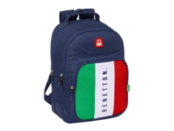 Mochila Doble BENETTON Flag (15 x 32 x 42 cm)