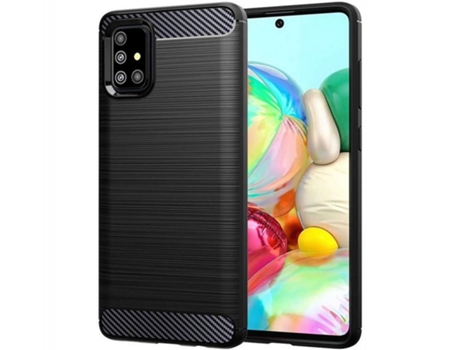 Carcasa Samsung Galaxy A71 TUMUNDOSMARTPHONE Carbon Negro