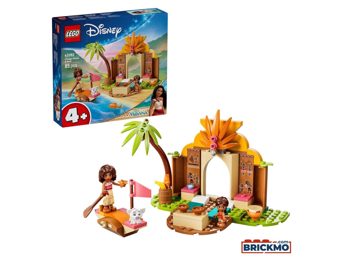 Lego Disney Princess 43282 Casa De La Aldea Y Barco 43282