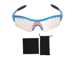 Gafas Deportivas Ligeras Para Niños Con Montura Adaptable Y Lentes Fotocromáticas Para Correr Y Practicar Montañismo, Montura Azul.