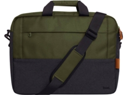 Bolso TRUST Lisboa para Portátiles hasta 16'' (Eco-Friendly - Verde)