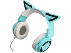 Auriculares inalámbricos Bluetooth YIZHOOD YK069 Iluminación personalizada (Over Ear - Micrófono - Azul)