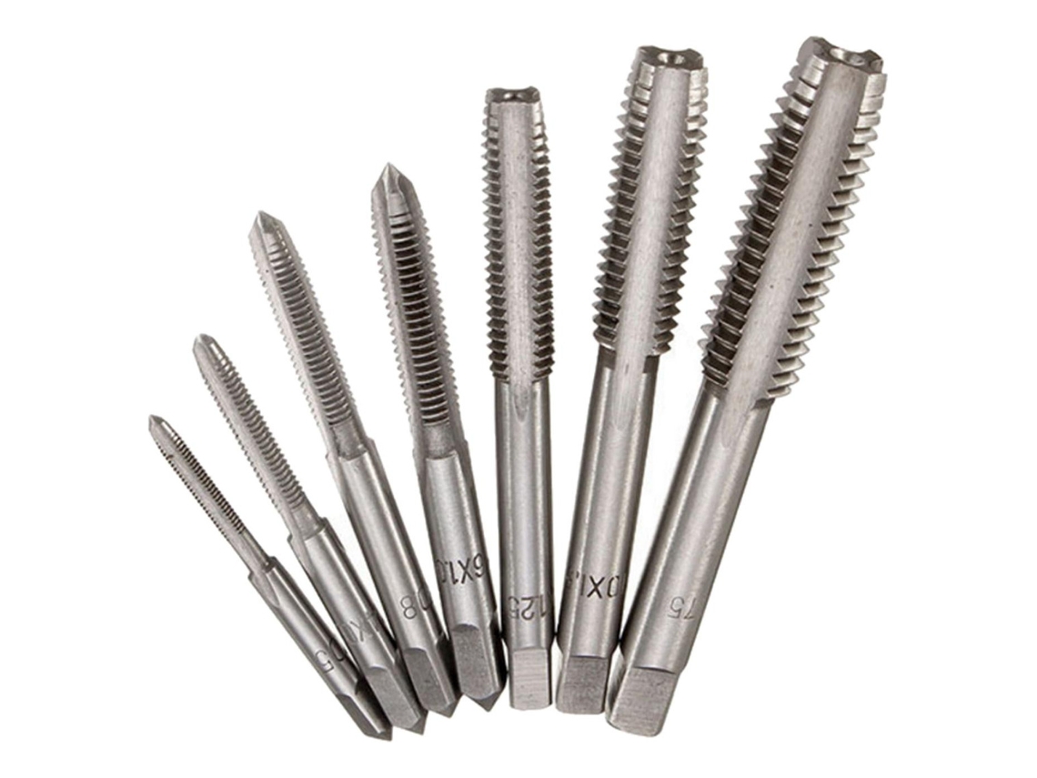 Juego de brocas métricas para máquina Slowmoose de 7 piezas M3 M12